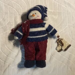 Christmas holiday vintage snowman